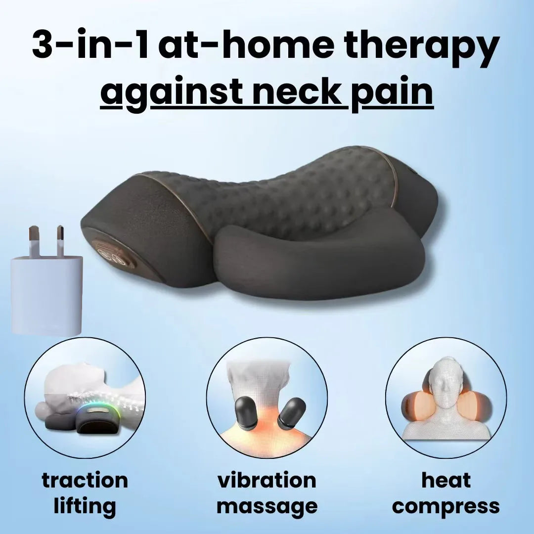 Okayso 3 In 1 Neck Massager With Heat And Vibration