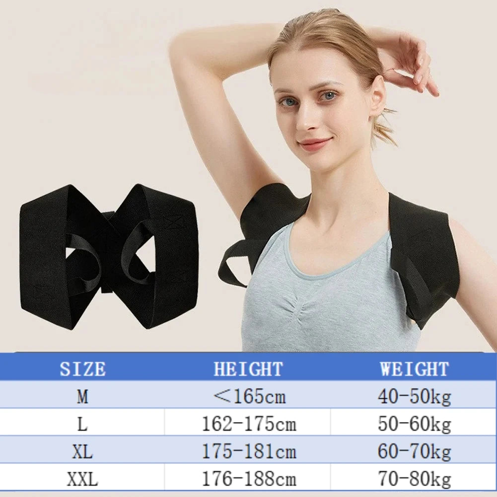 Adjustable Posture Corrector Back Brace For Men And Women