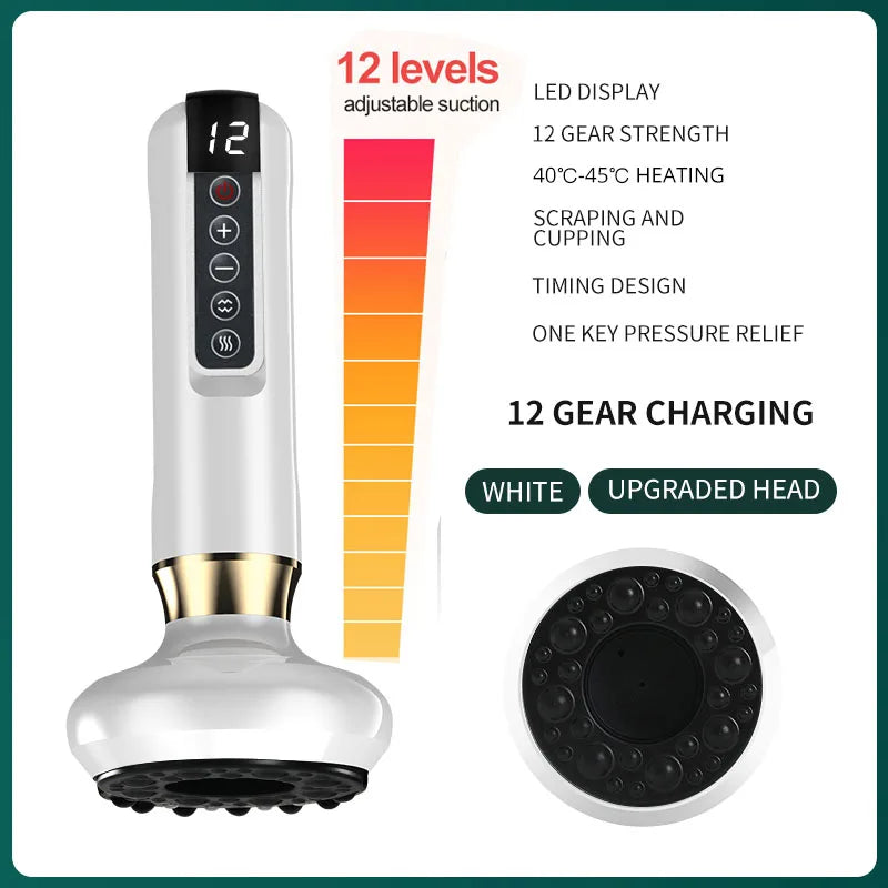 Smvp Infrared Rechargeable Anti-Cellulite Suction Massager for Full Body