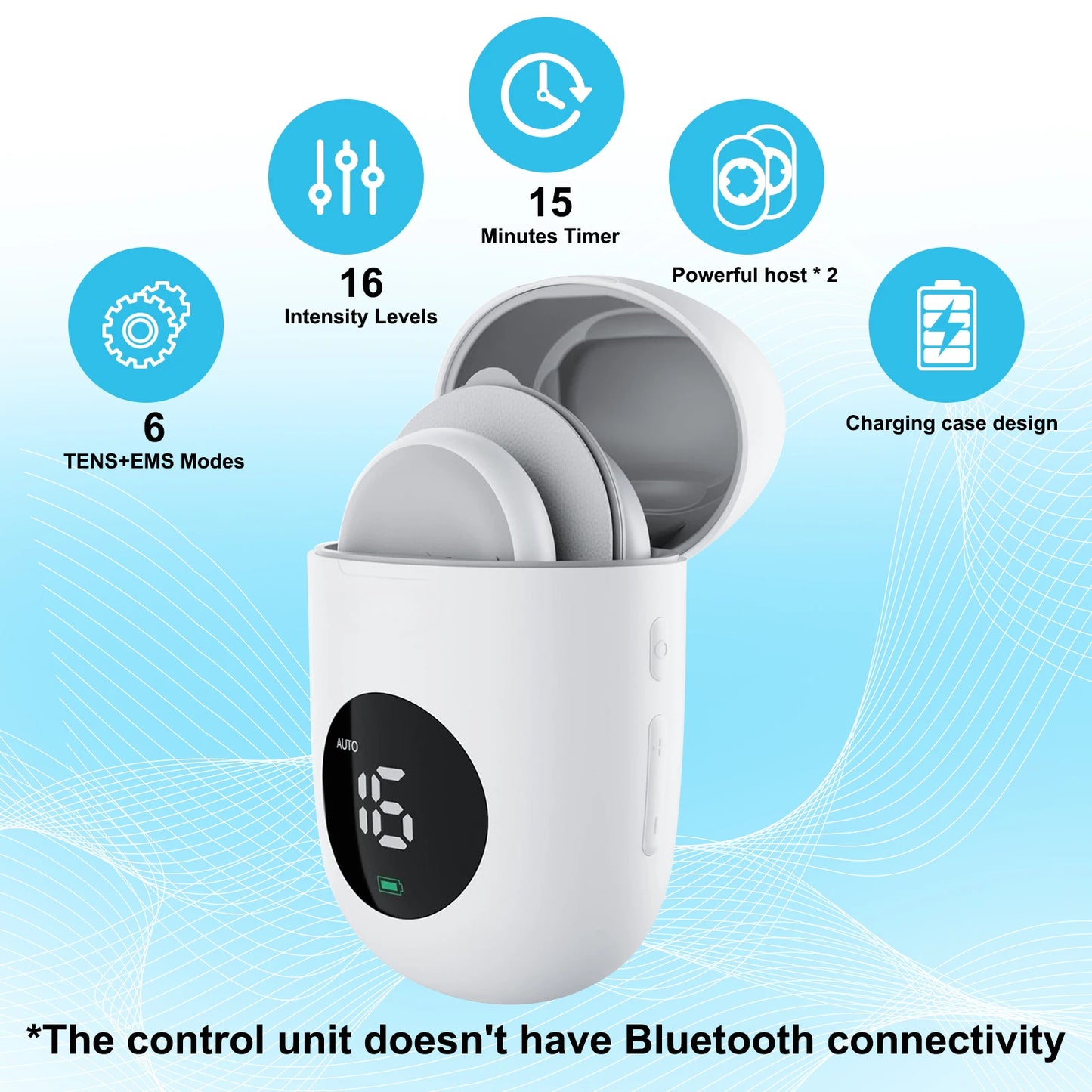 MASGREE Wireless TENS EMS Unit With Pads For Electric Stimulation