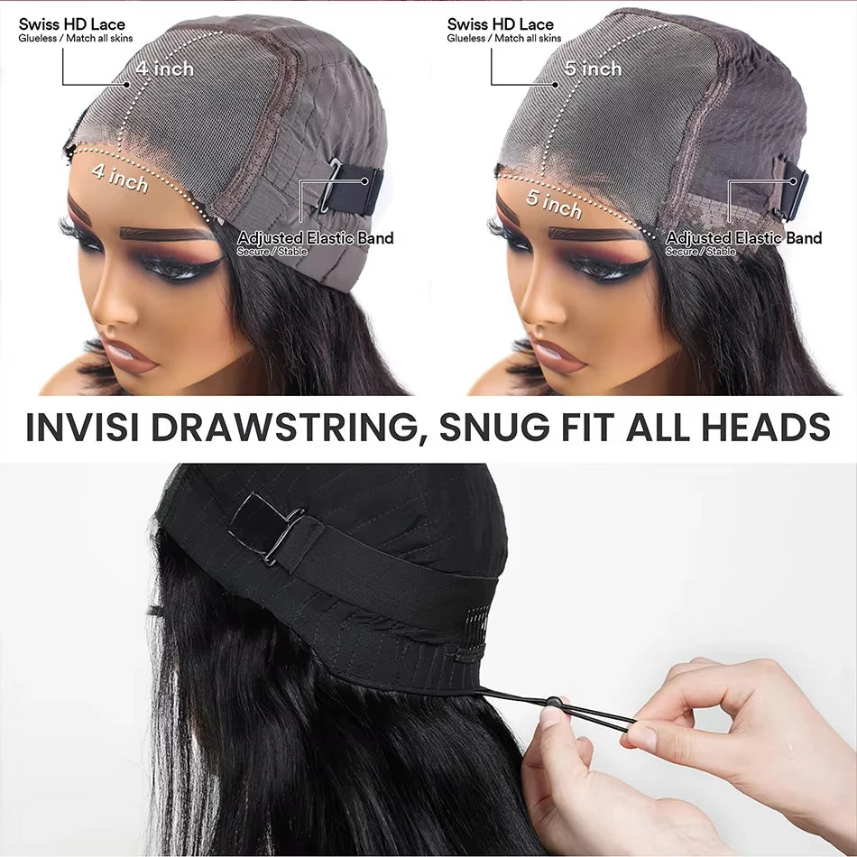 Botisi Lace Front Wig Glueless Body Wave Remy Brazilian Hair