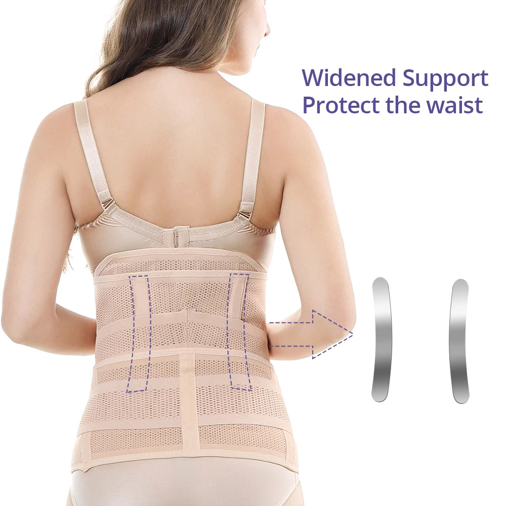 Sunveno 3in1 Postpartum Belt Belly Waist Cincher Shapewear