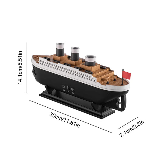 Alloet Titanic Ship Model Air Humidifier 250ml Aroma Diffuser