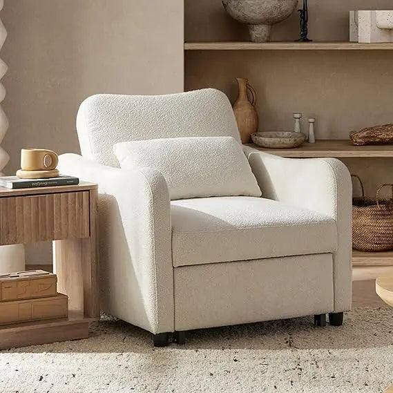 Sophie Multifunctional Convertible Sleeper Chair Sofa Bed With Adjustable Features
