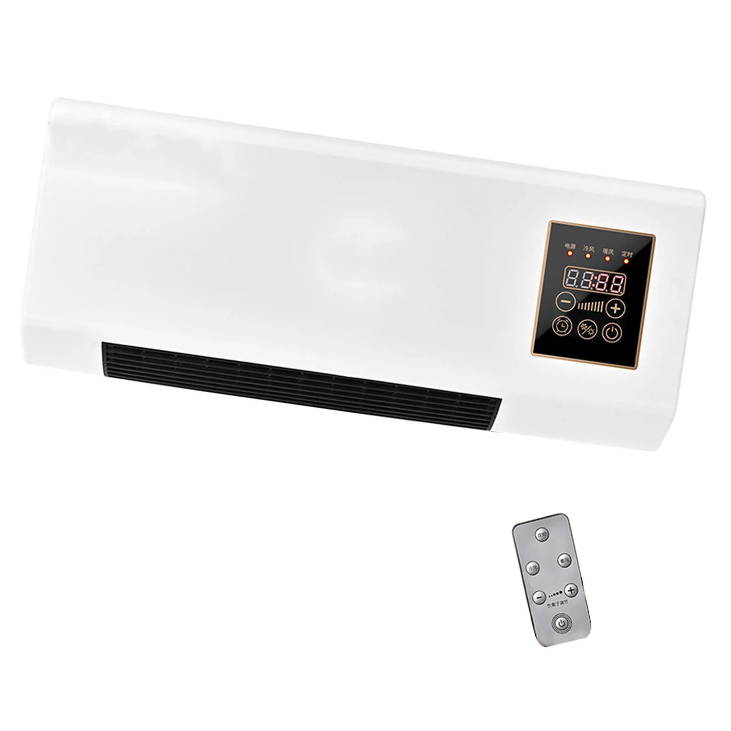 Romellar 2 In 1 Wall Mounted Heater 1800W With Remote