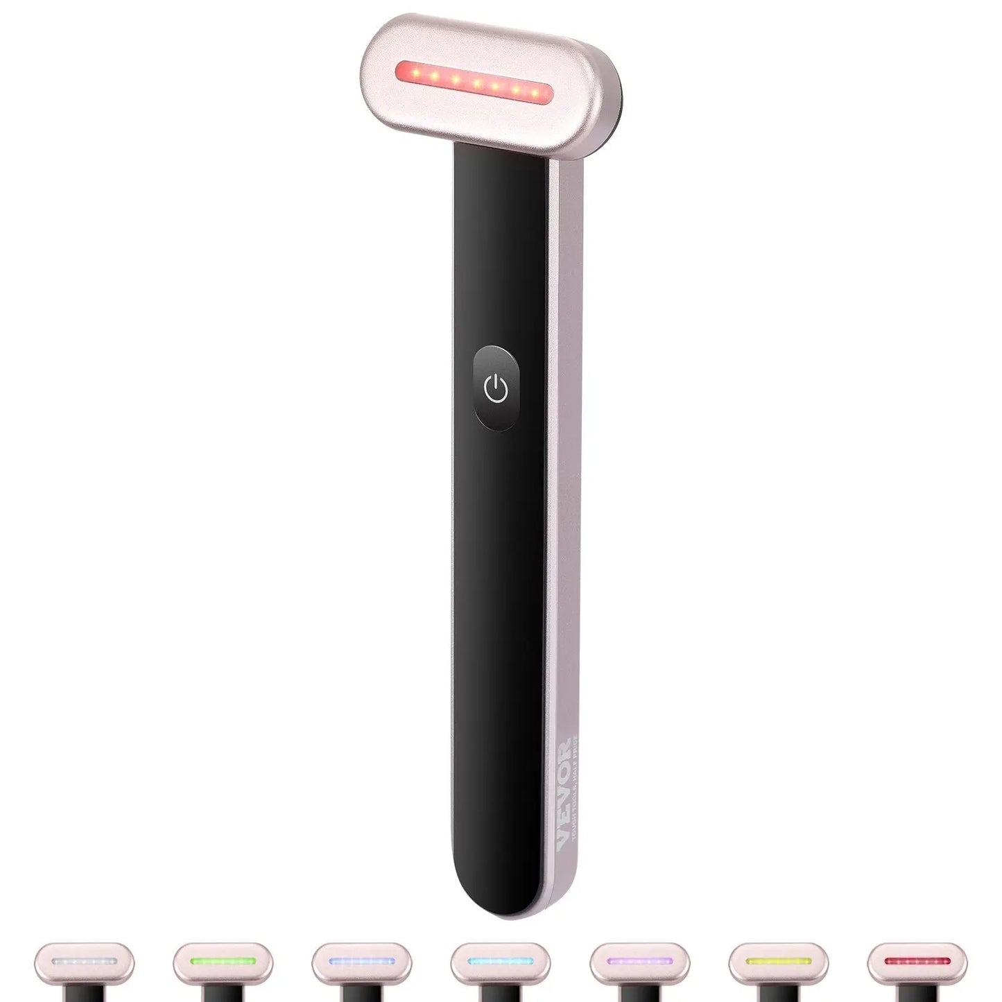LED Light Therapy Wand for Facial With Heating Microcurrent Massage