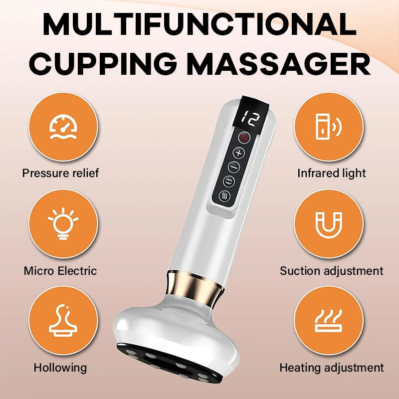 KEMOKO Electric Cupping Massager Vacuum Suction Cup Therapy
