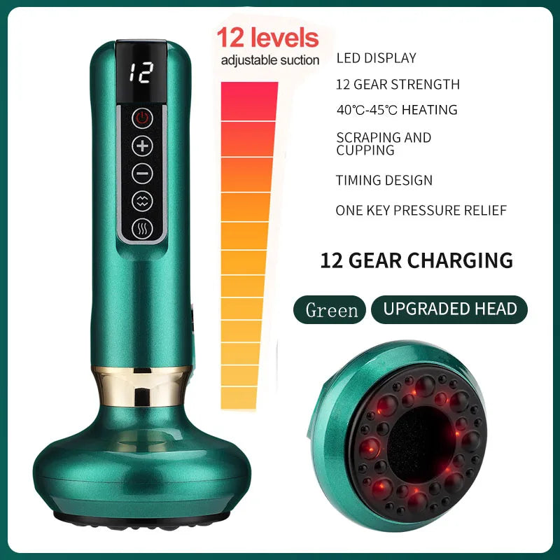 Smvp Anti Cellulite Infrared Thermo Cupping Massager Suction Rechargeable
