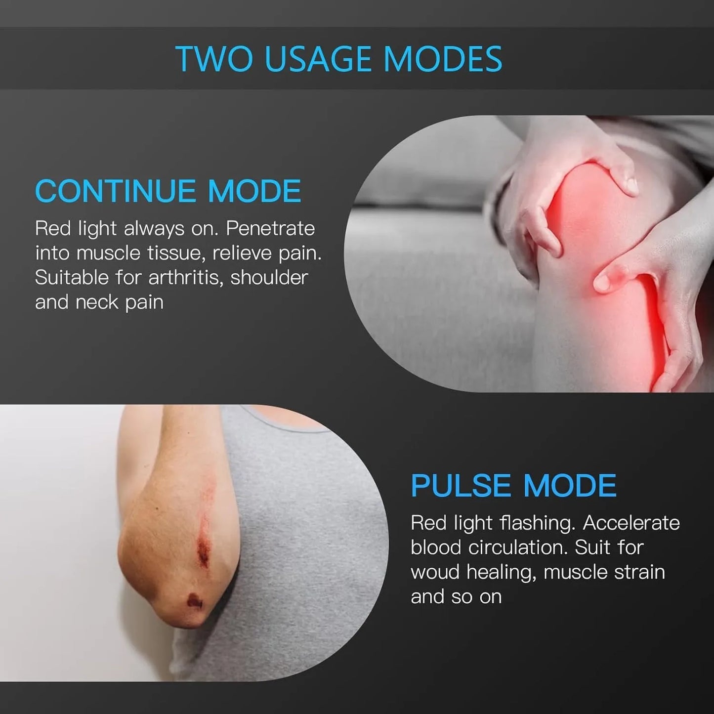 KTSElectronic Portable LLLT Therapy Device for Body Pain Relief