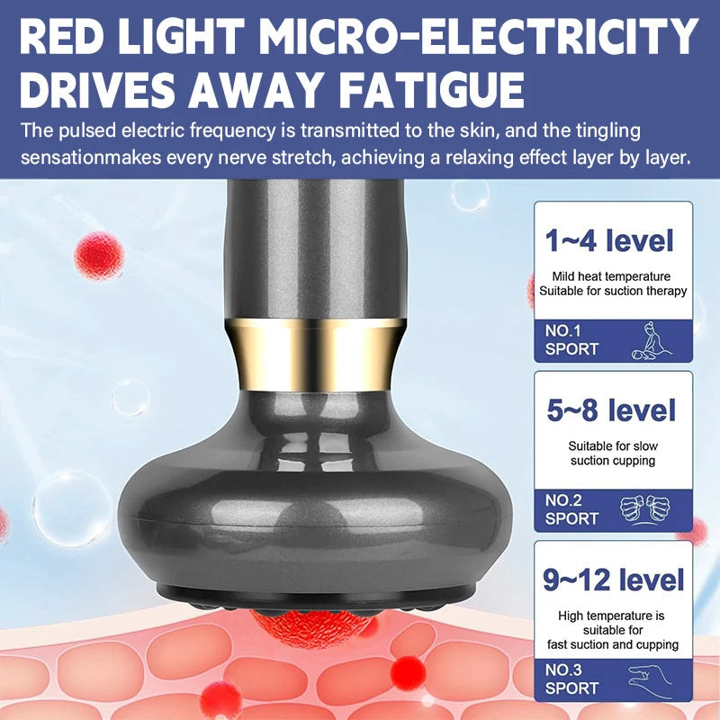 KEMOKO Electric Cupping Massager Vacuum Suction Cup Therapy