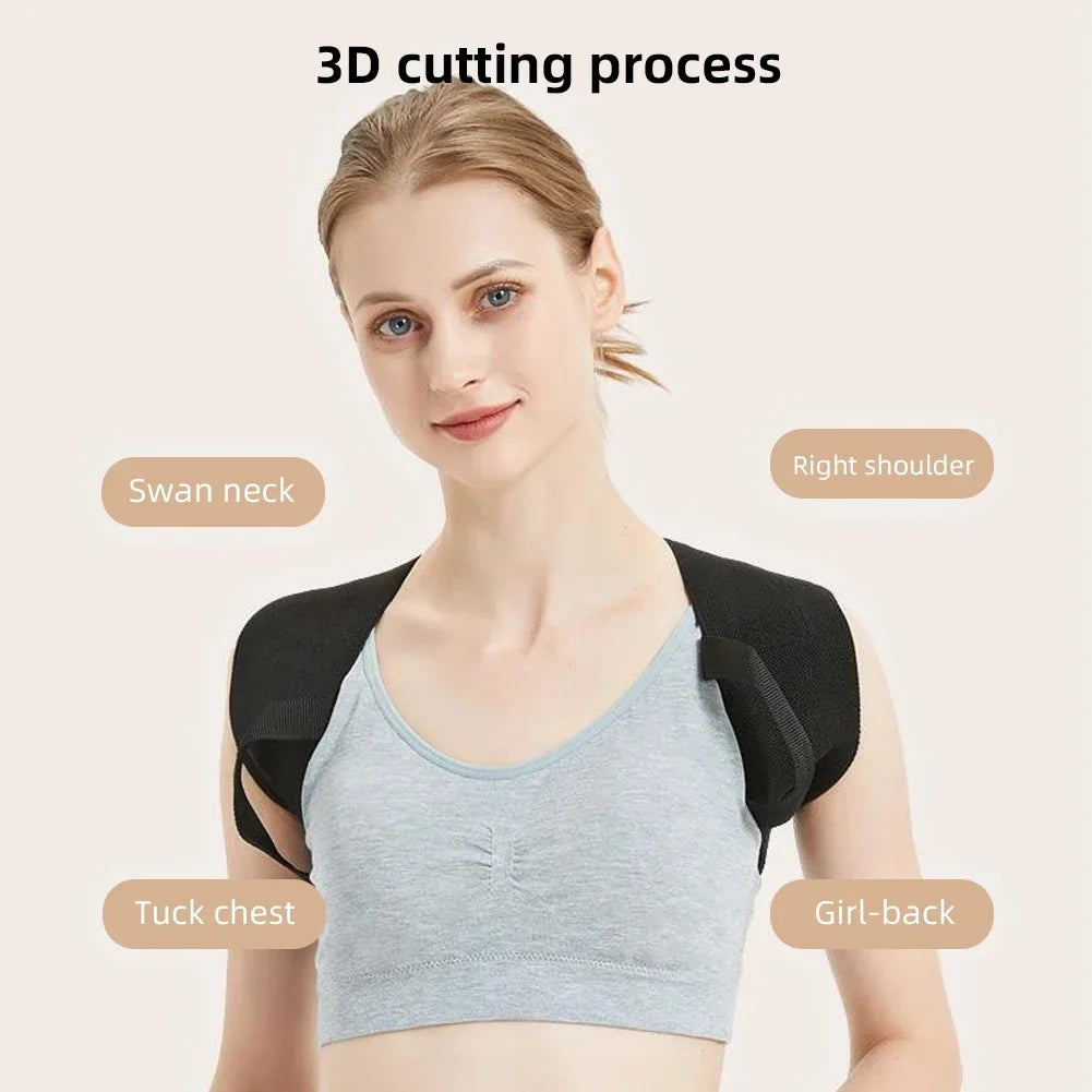 Adjustable Posture Corrector Back Brace For Men And Women