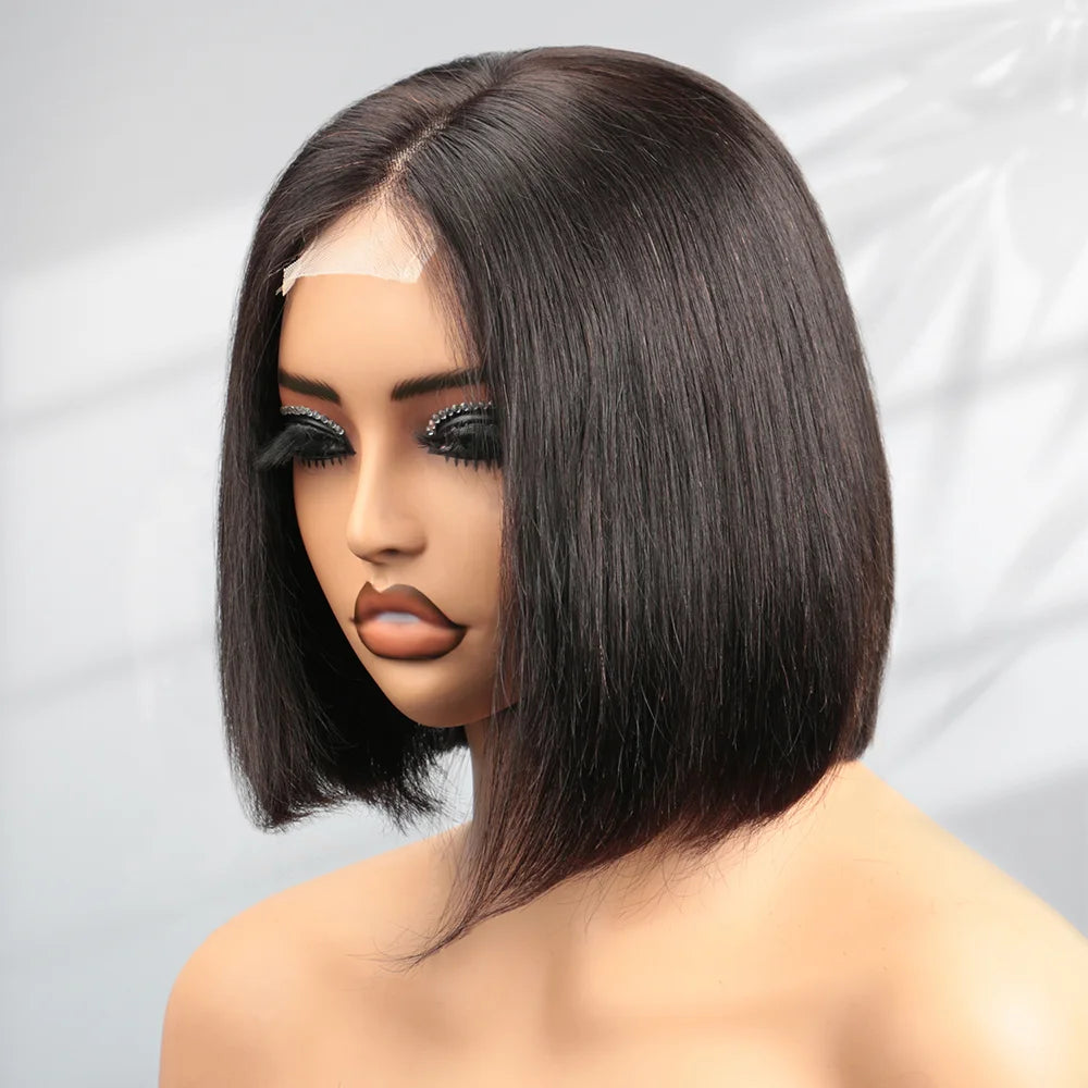 IMANI HAIR Glueless Straight Human Hair Lace Front Wig