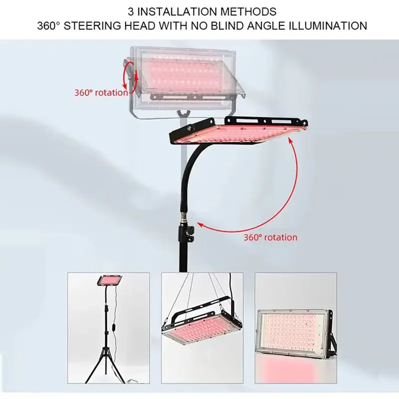 ZONGKUNG Red and Infrared Light Therapy Device with Stand