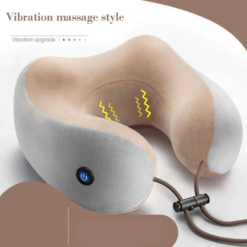 HANRIVERE Massage U Shaped Pillow For Shoulder And Neck Care