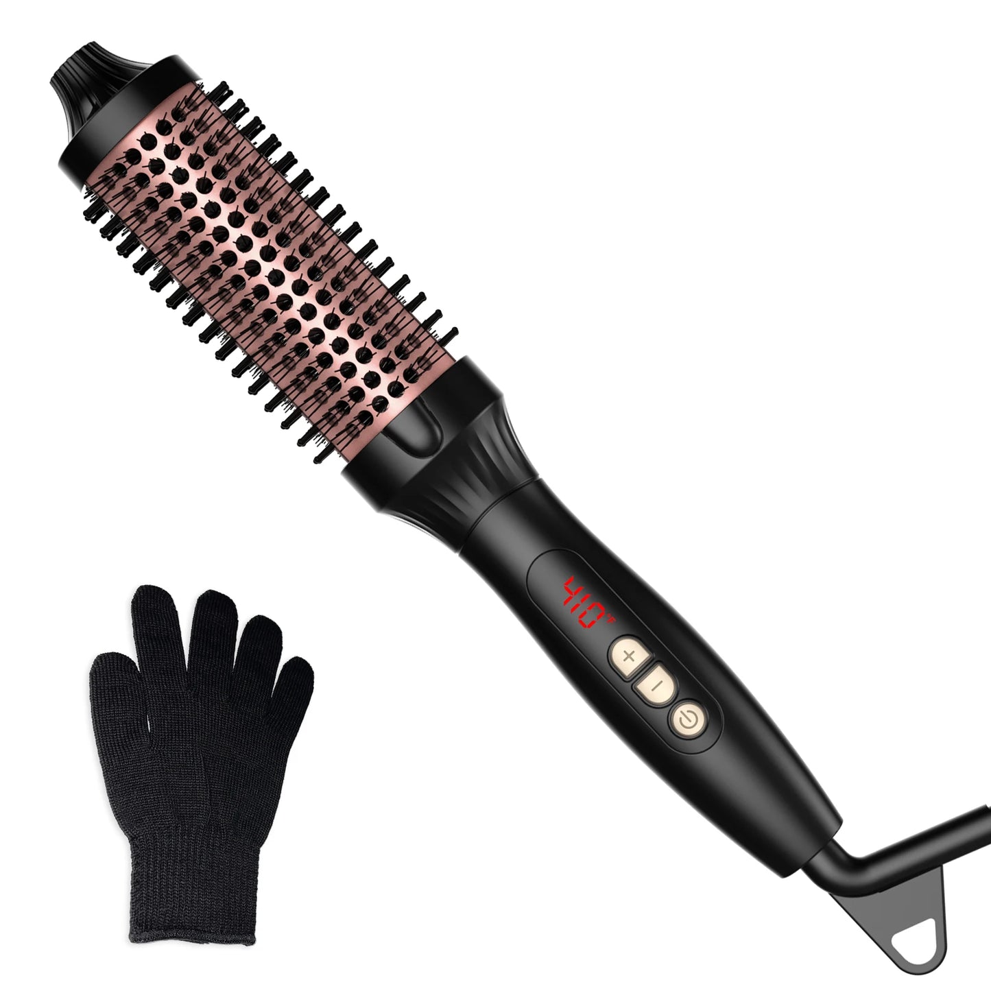 UKLISS Thermal One-Step Hot Air Brush Volumizer Hair Straightener