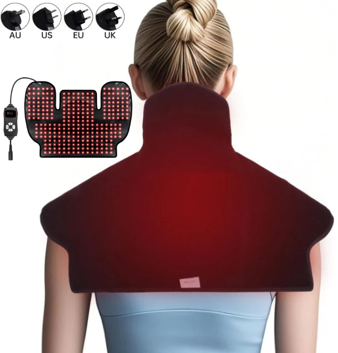 ZONGKUNG Red Infrared Light Therapy Neck Shoulder Wrap 660nm 850nm