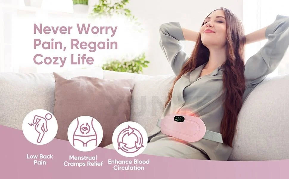 Period Heat Massage Abdominal Pad For Menstrual Pain Relief