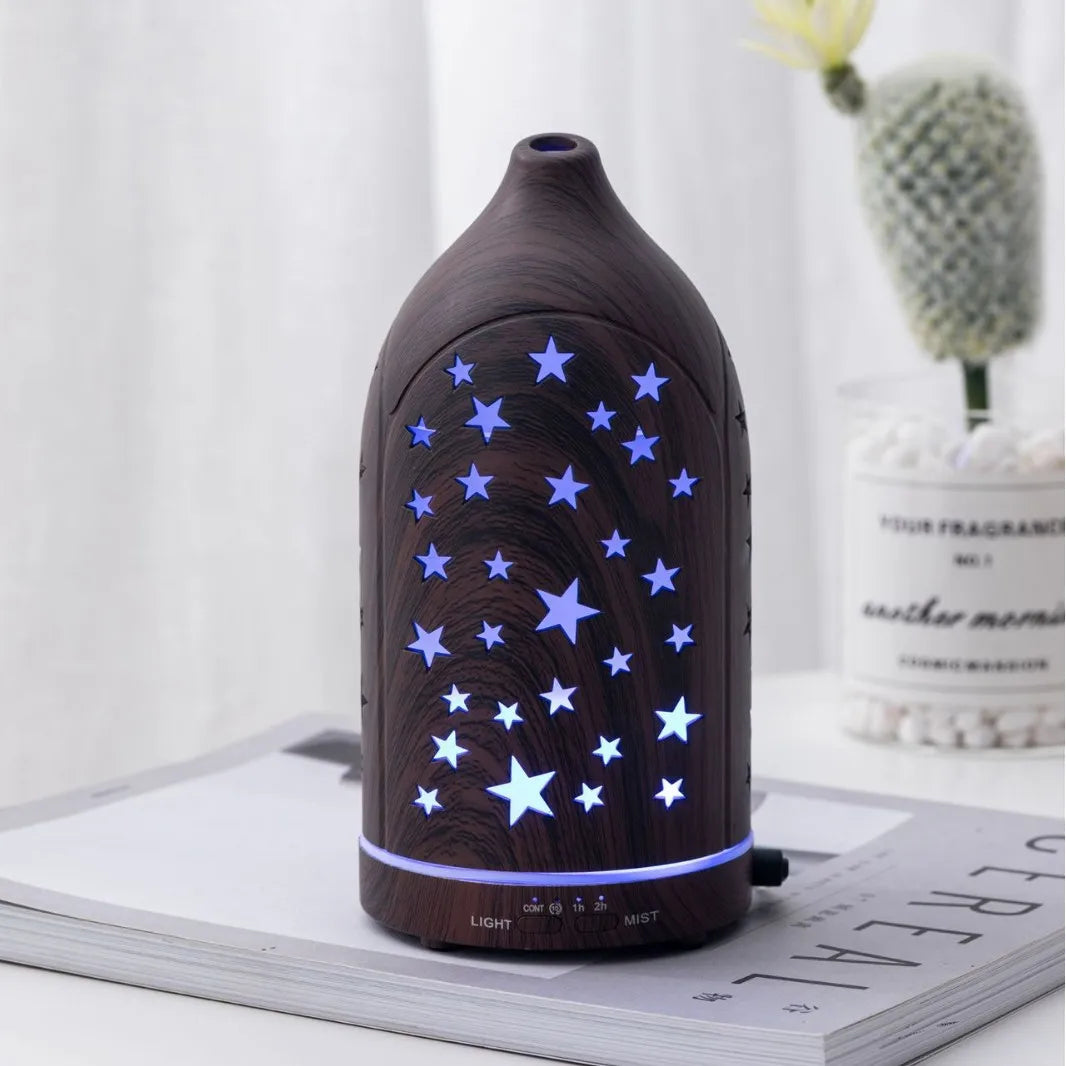 Miflame Humidifier 360 Degree Rotation Aromatherapy Mist For Bedroom Office
