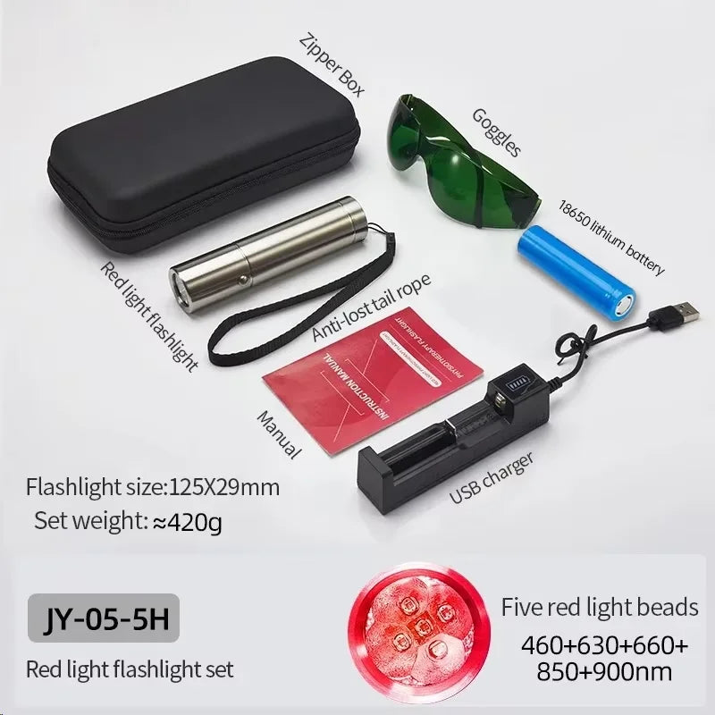 KEMOKO Red Light Therapy Pen for Skin Care Relief Device