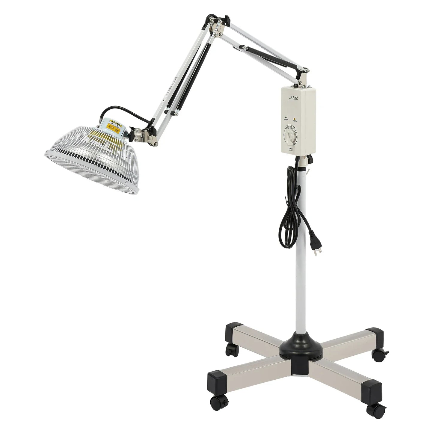 Bymaocar 250W Infrared Heat Therapy Mineral Lamp with Rotating Head