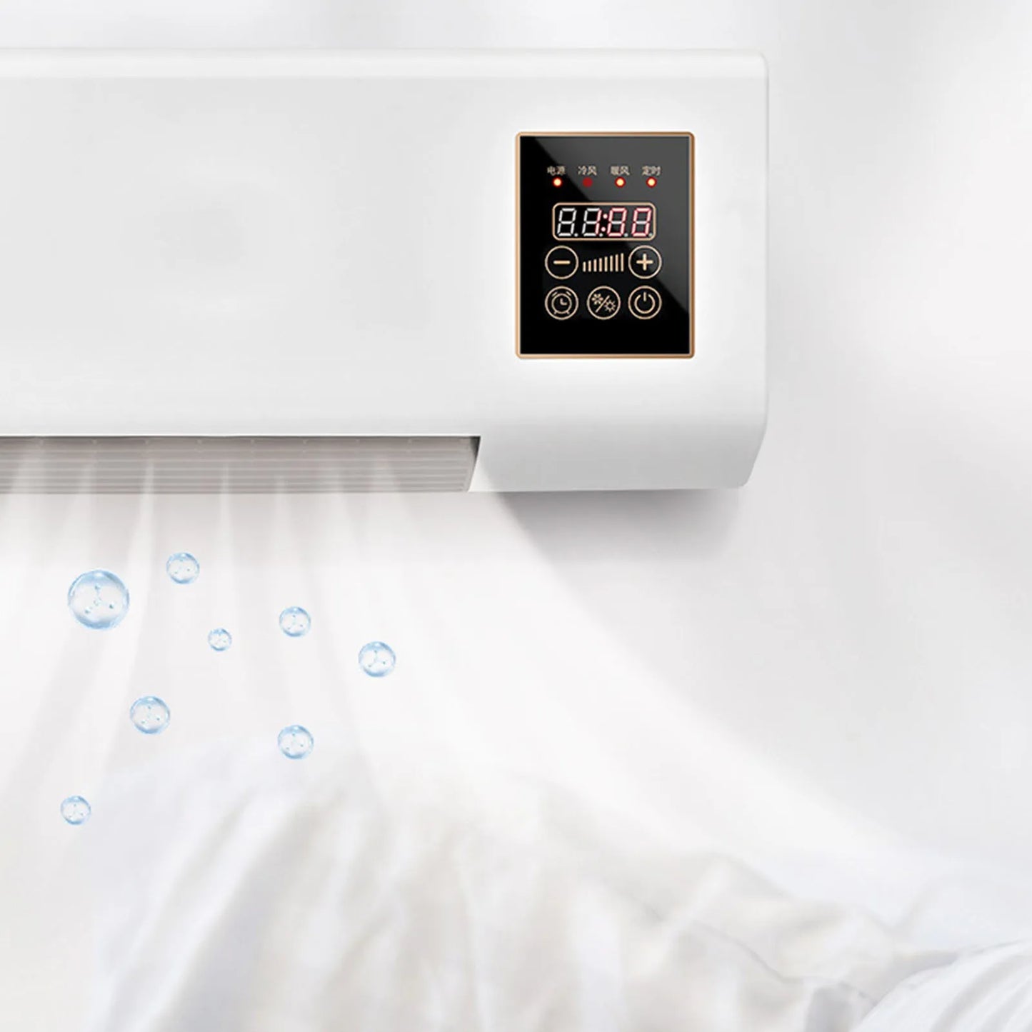 Romellar 2 In 1 Wall Mounted Heater 1800W With Remote
