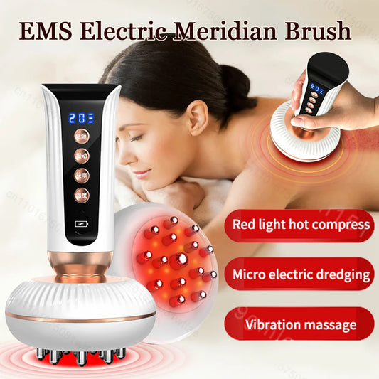 Voguish EMS Guasha Massage Brush Full Body Meridian Lymphatic Detox