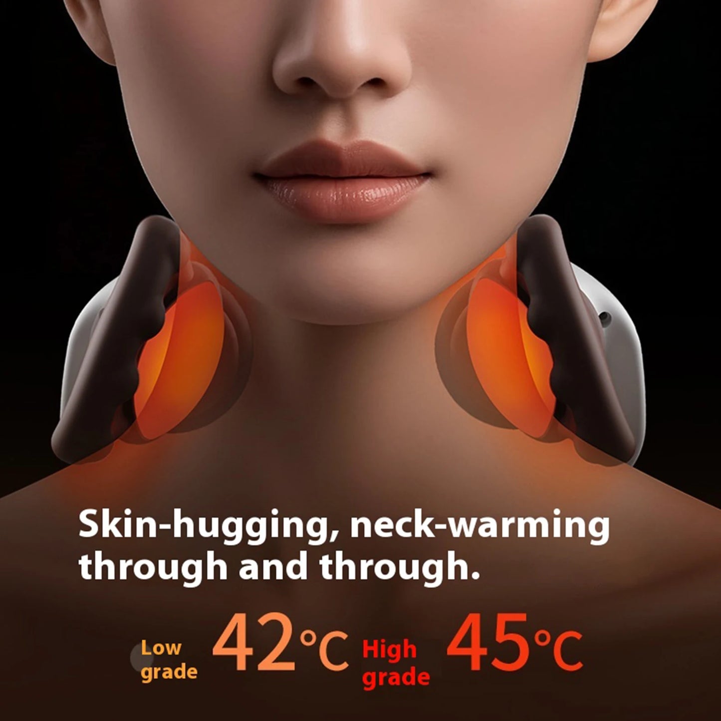 Shoulder Massager With Heat Shiatsu For Neck And Back Rechargeable