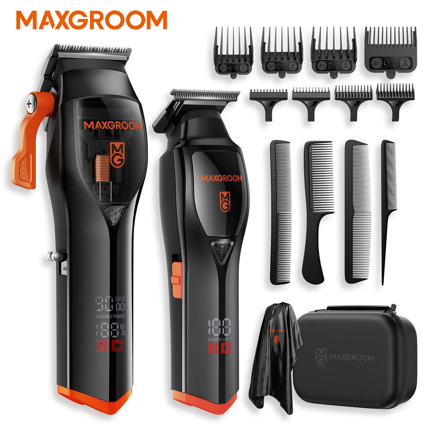 MAXGROOM Professional Home Haircut Kit Cordless Clippers for Men