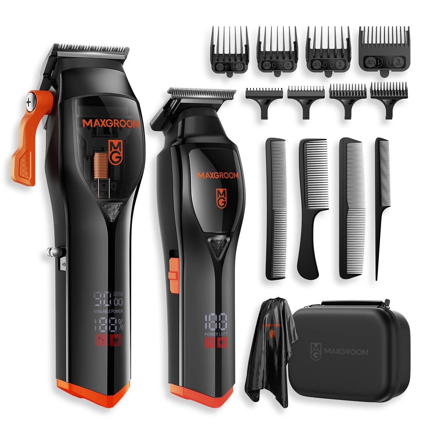 MAXGROOM Professional Home Haircut Kit Cordless Clippers for Men