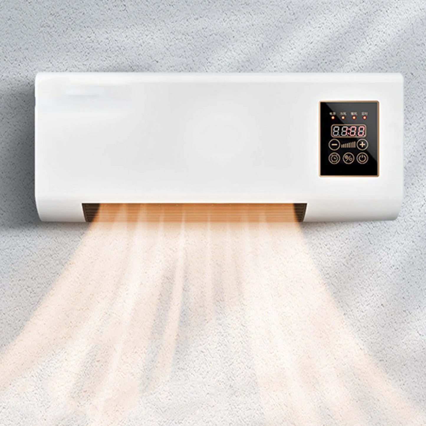Romellar 2 In 1 Wall Mounted Heater 1800W With Remote