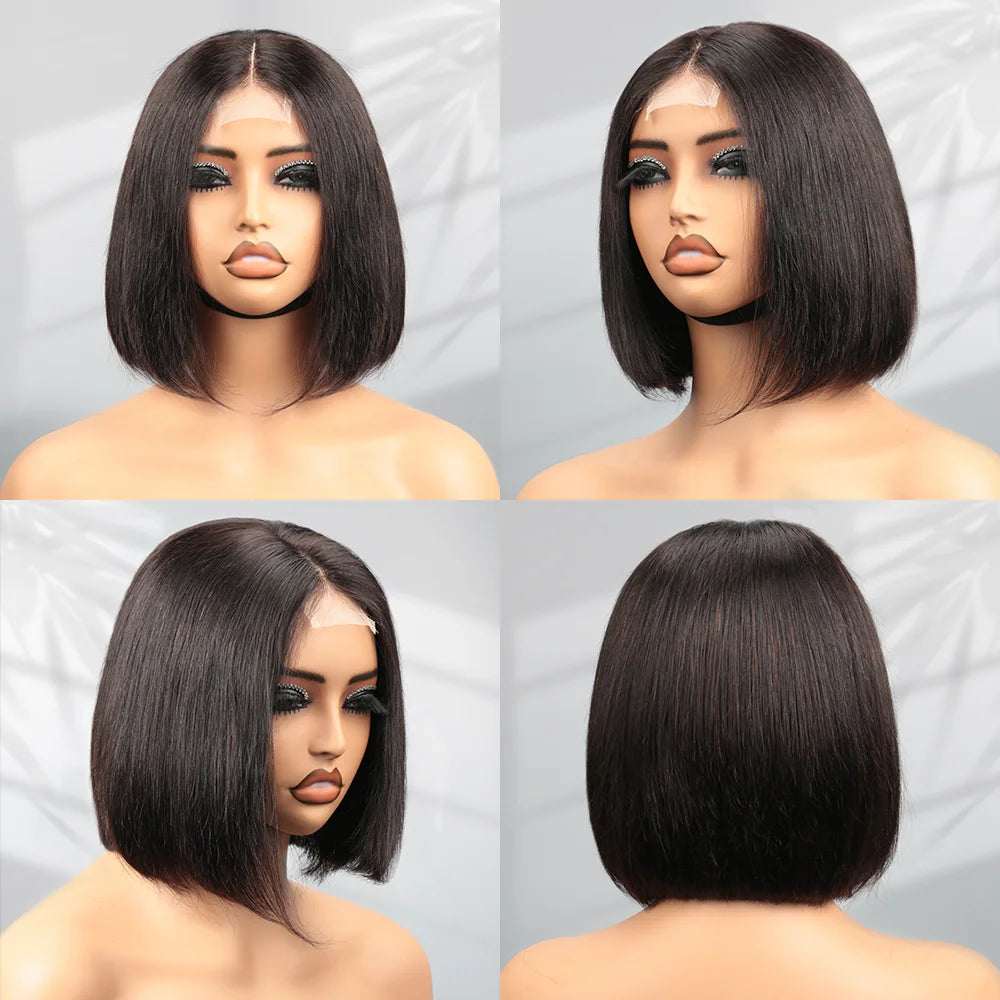 IMANI HAIR Glueless Straight Human Hair Lace Front Wig