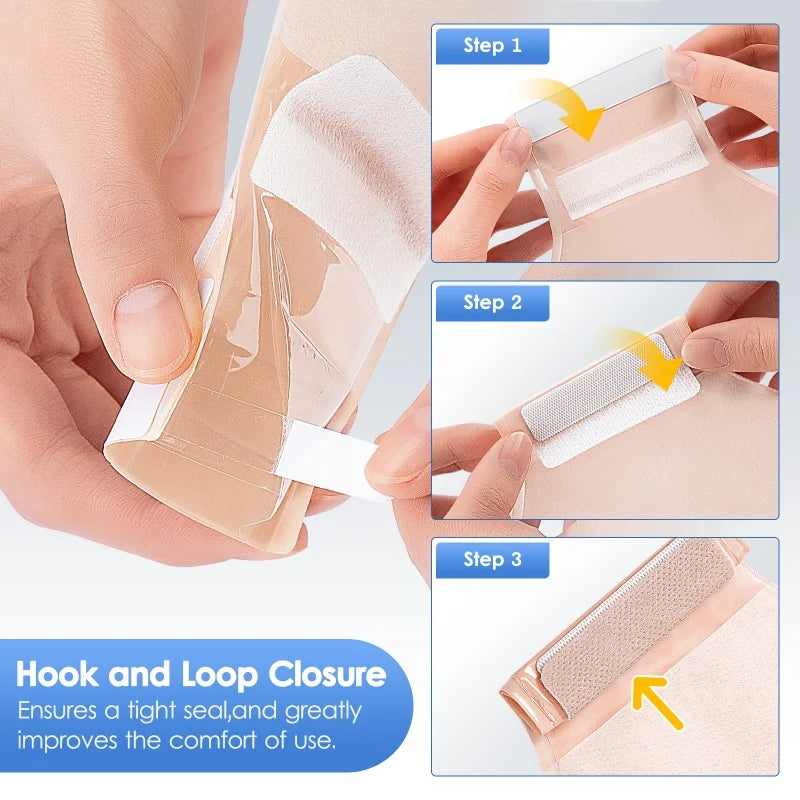 Cofoe 10 Pack Colostomy Bags for Adults Ostomy Pouch