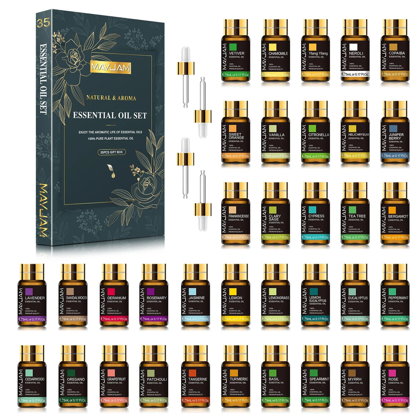 MAYJAM Essential Oils Set for Humidifier Diffuser Air Freshener