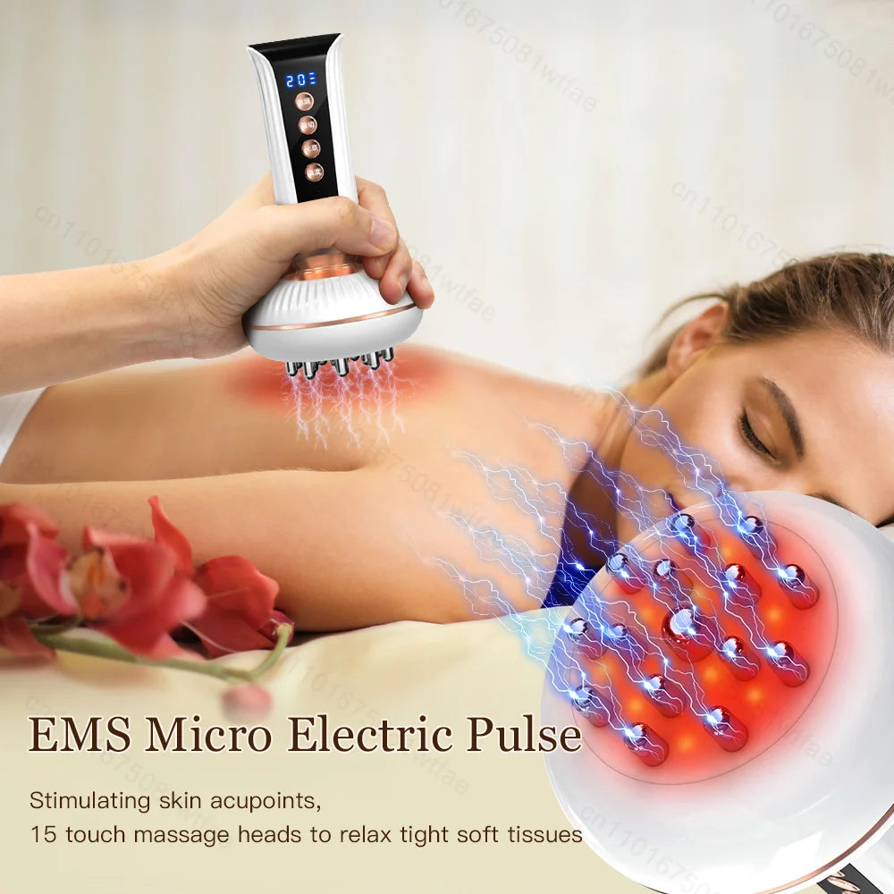 Voguish EMS Guasha Massage Brush Full Body Meridian Lymphatic Detox