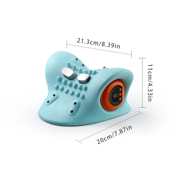 Neck Massager With Electric Shoulder And Back Massage Pillow