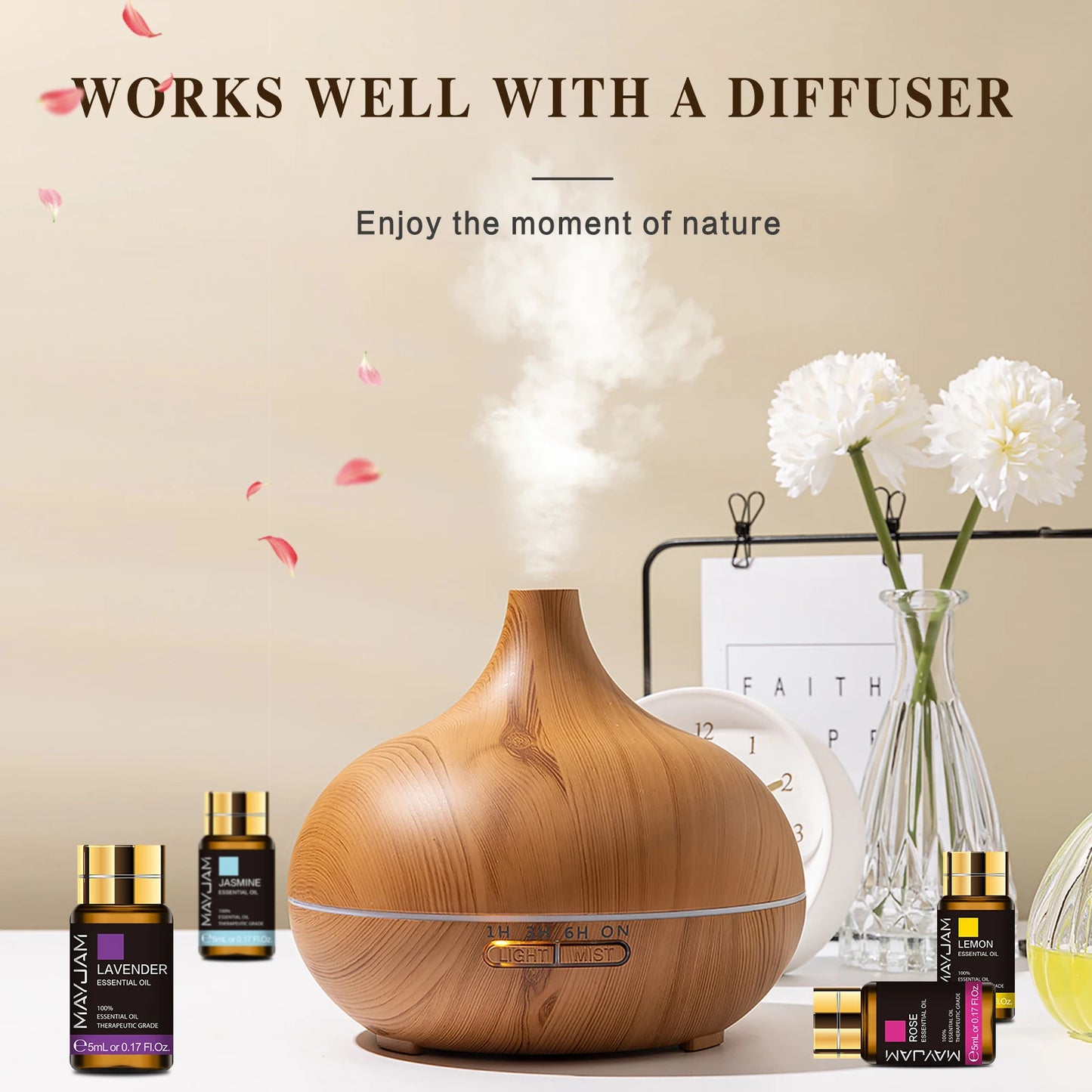 MAYJAM Essential Oils For Humidifier Diffuser Scented Candles Air Freshener