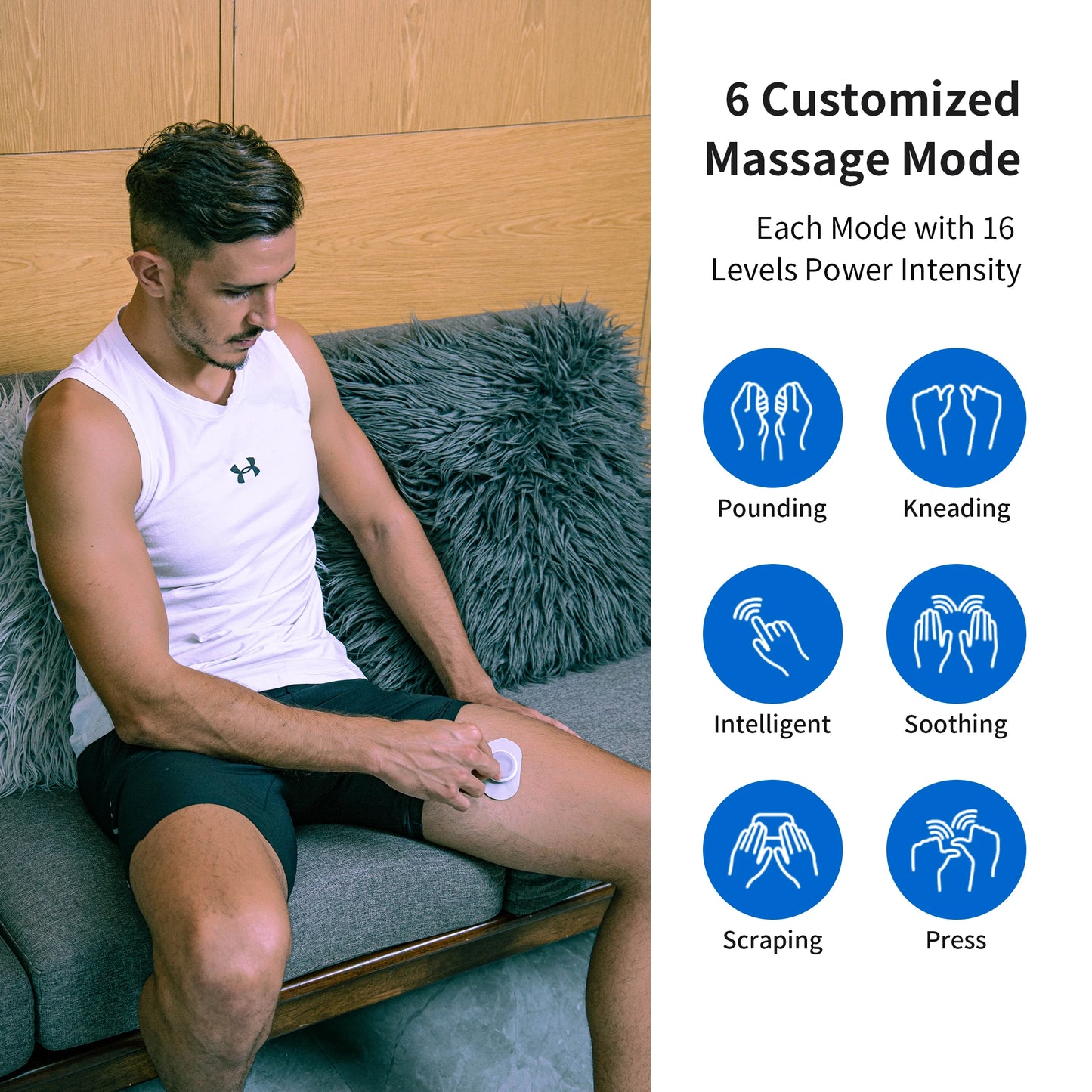 MASGREE Wireless TENS EMS Unit With Pads For Electric Stimulation