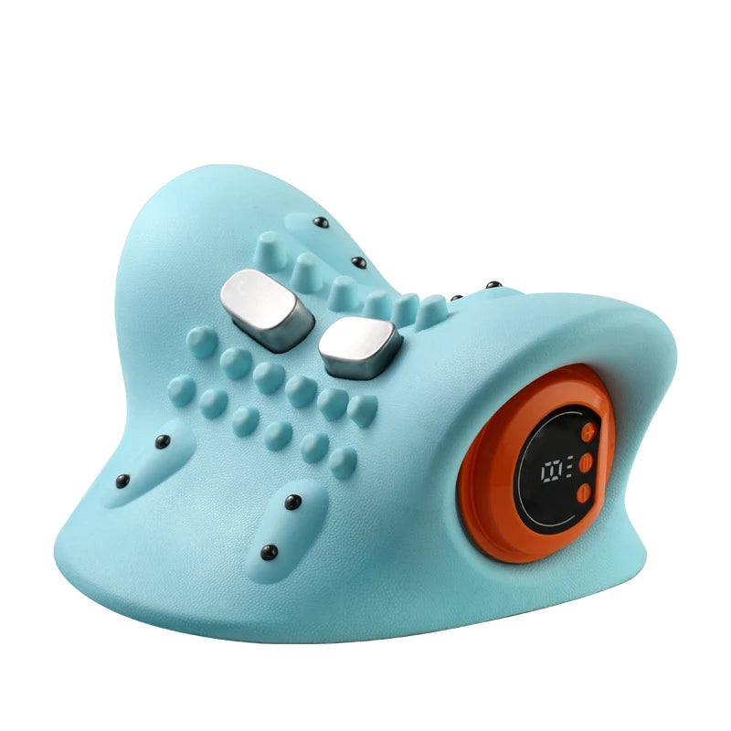 Neck Massager With Electric Shoulder And Back Massage Pillow