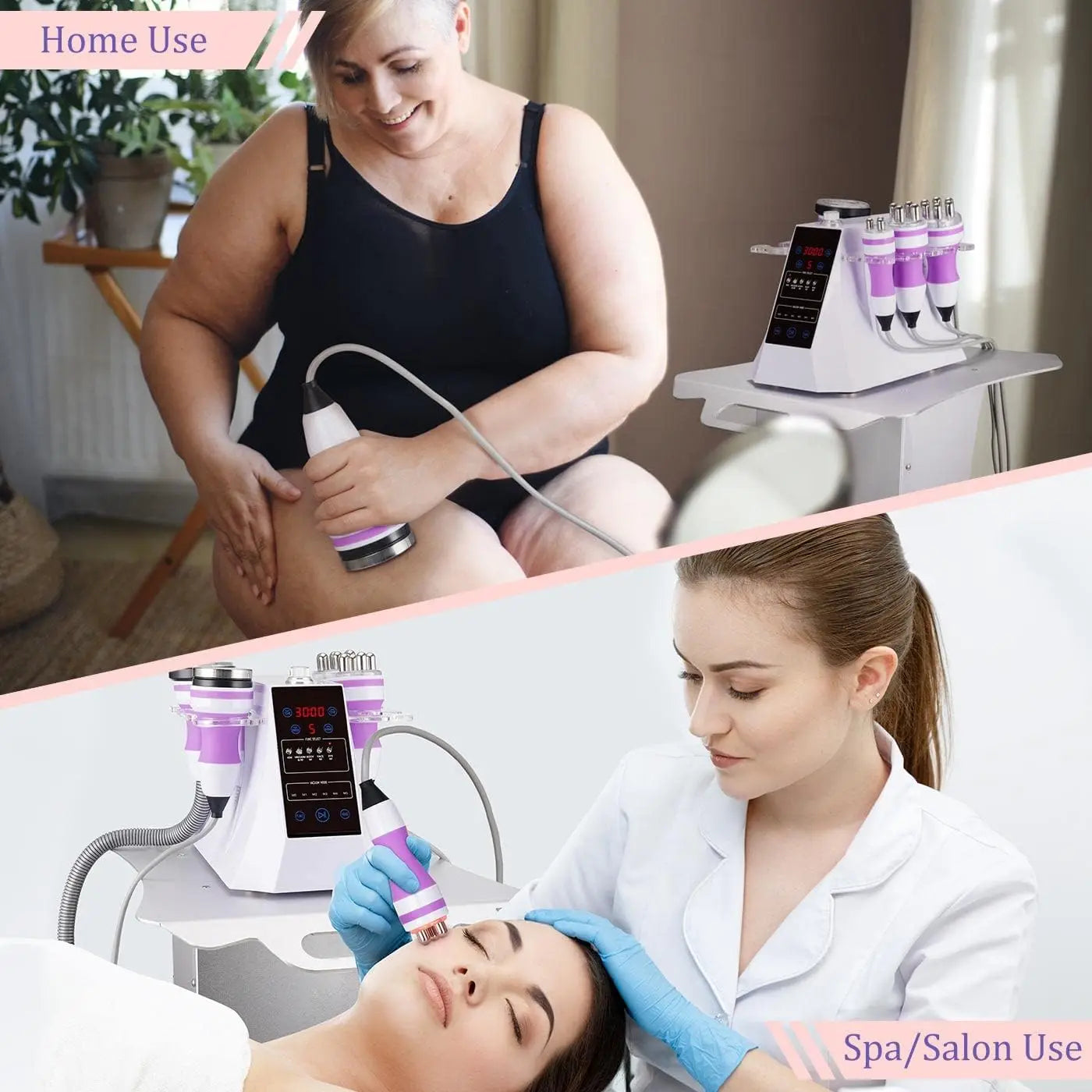 UNOISETION 5 In 1 Ultrasonic Cavitation Body Shaping Machine