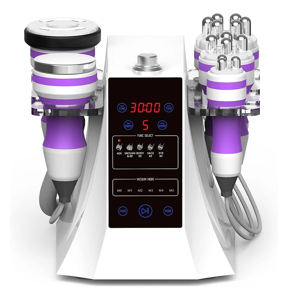 UNOISETION 5 In 1 Ultrasonic Cavitation Body Shaping Machine