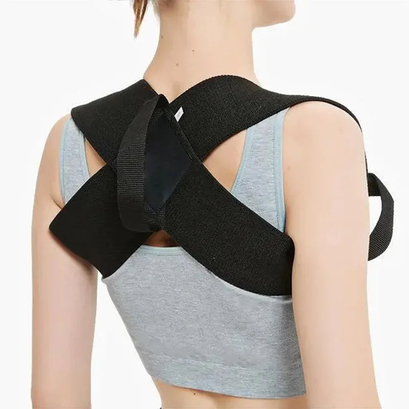 Adjustable Posture Corrector Belt For Upper Back And Clavicle Support