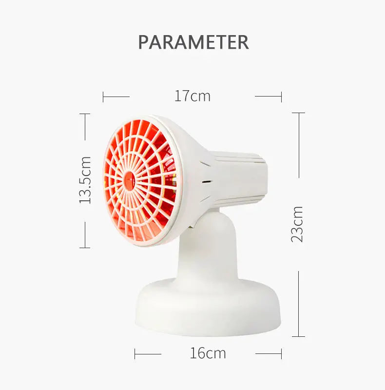 Portable Red Light Near Infrared Lamp Mini Heating Lamp for Muscle Relaxation Pain Relief Electric Heating Intelligent Treatment