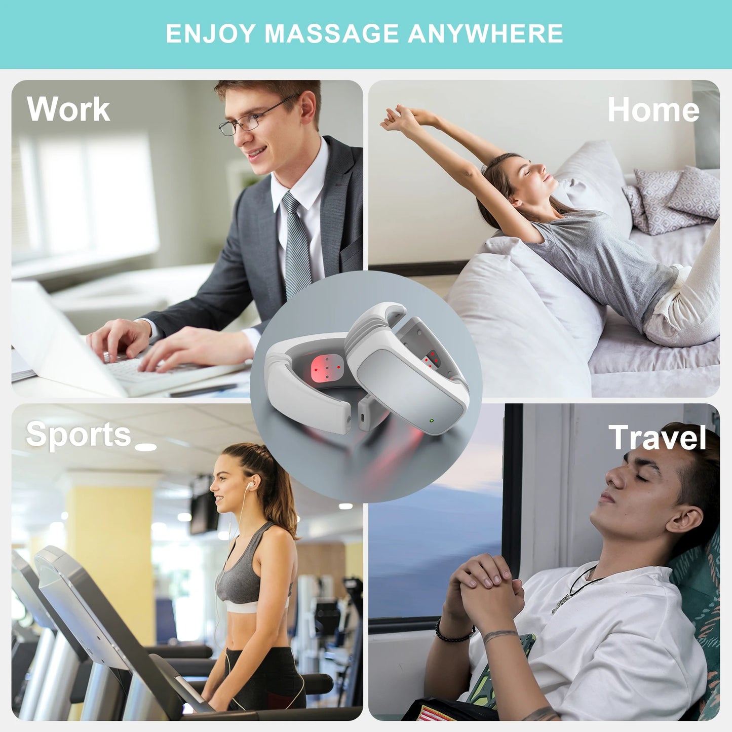 KTS 808nm LLLT Neck Pain Therapy Device 1800mAh Battery
