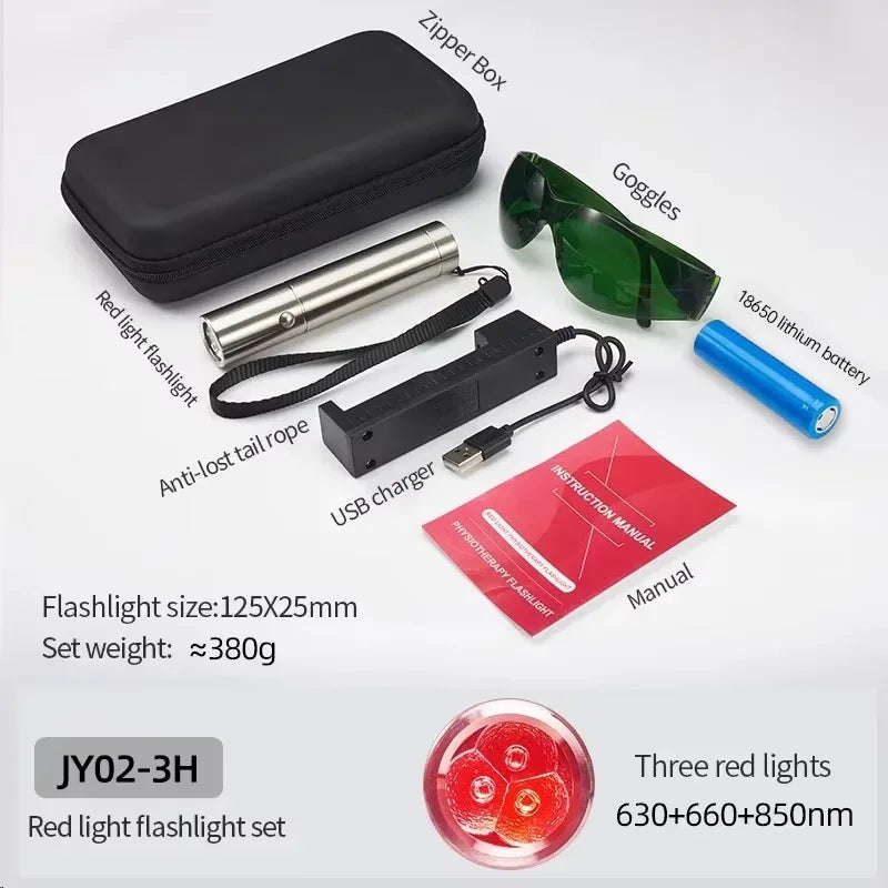 KEMOKO Red Light Therapy Pen for Skin Care Relief Device