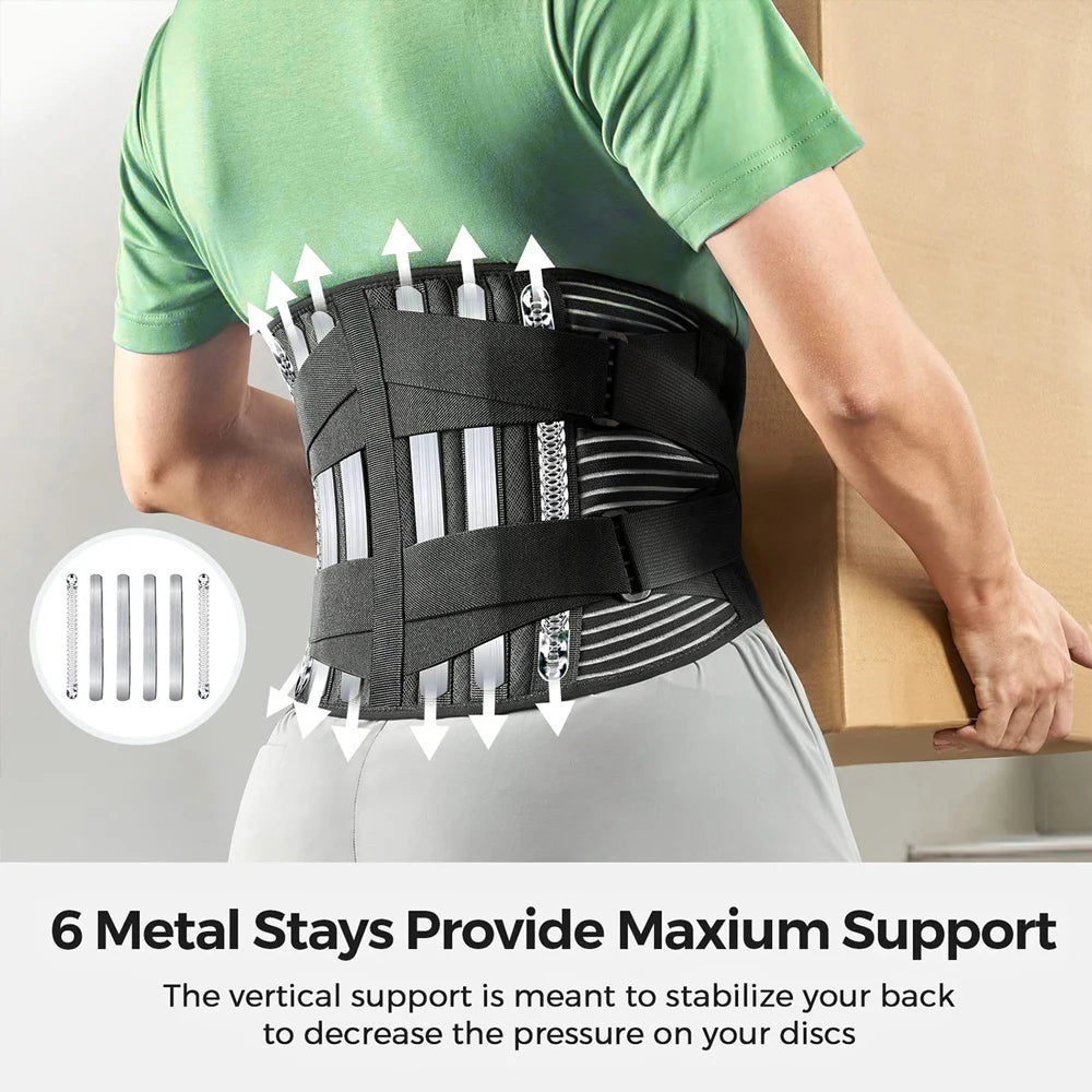 DIDAONUMEN Back Support Belt Men And Women Pain Relief Breathable