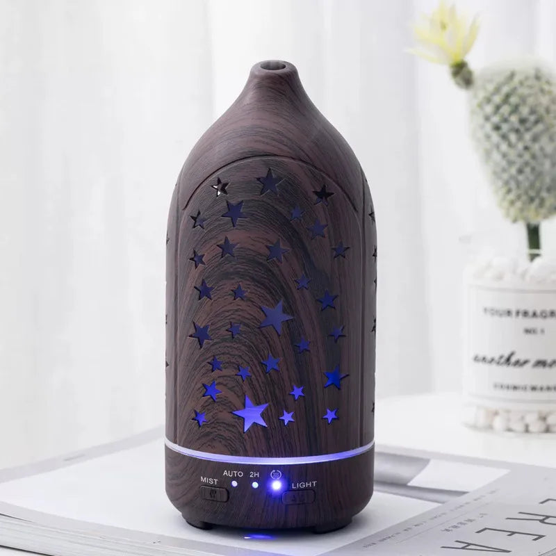 Miflame Humidifier 360 Degree Rotation Aromatherapy Mist For Bedroom Office