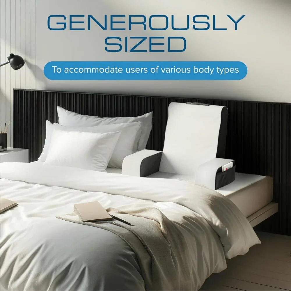 Wedge Reading Pillow With Arms for Bed and TV Backrest