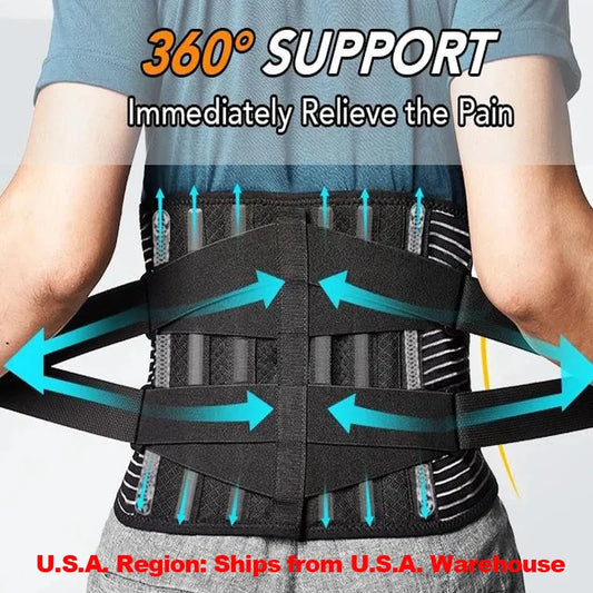 DIDAONUMEN Back Support Belt Men And Women Pain Relief Breathable