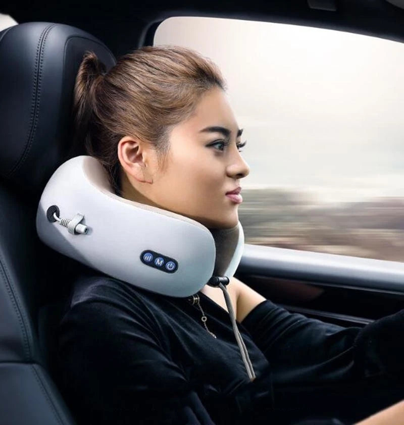 Hanriver Massage U Shaped Pillow Multi Function Neck Cervical