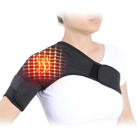 Self Heating Adjustable Shoulder Strap for Cervical Fatigue Relief